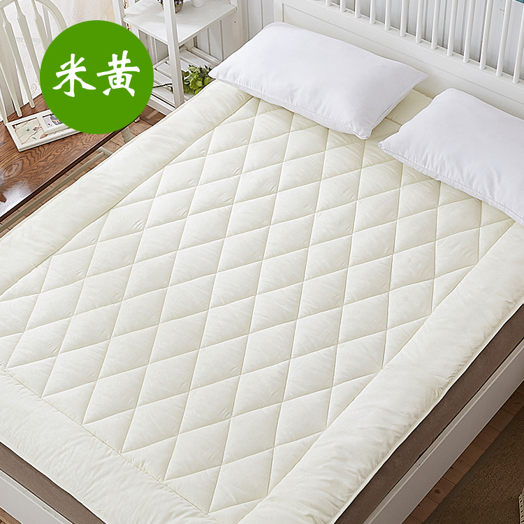 Nệm nhíp dày nệm bông đơn đôi 1,5m1,8 m nệm 1,2cm đệm học sinh nệm kim đan
