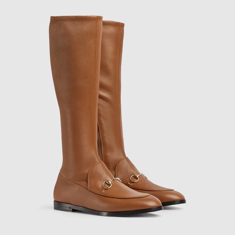 Women's Simple High-End Fashion 2025 Round-Toe Chunky Low-Heeled Knee-High Boots, Eye-Catching Fashion Boots Women's Simple High-End Fashion 2025 Round-Toe Chunky Low-Heeled Knee-High Boots, Eye-Catching Fashion Boots
