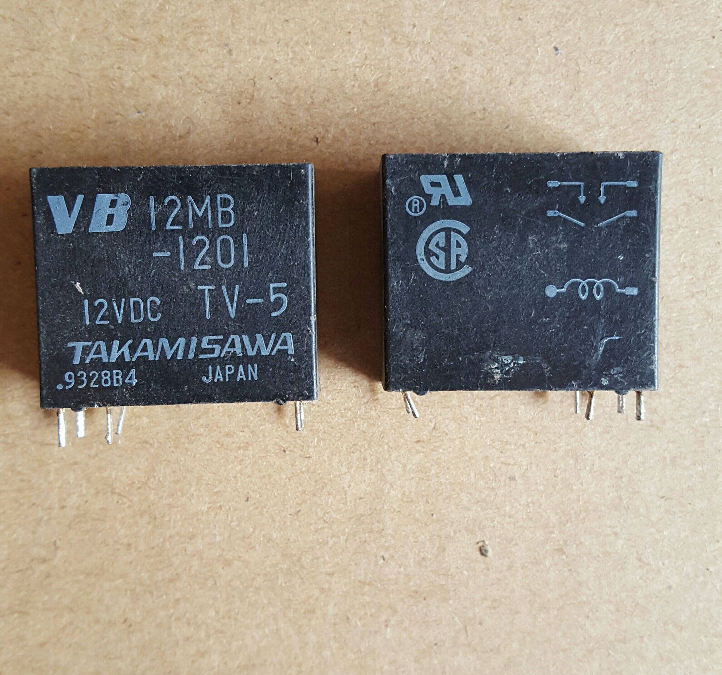 vb12mb-1201 power amplifier relay original unloader spot 6 foot 12vdc can be straight shot takamisawa