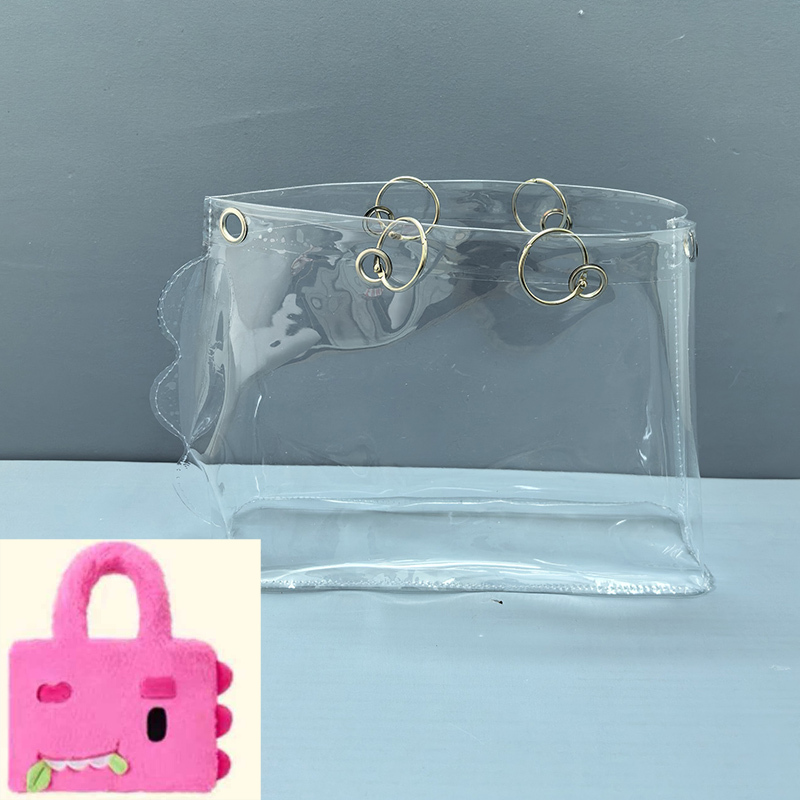 Transparent Pvc Bag Protective Cover Dustproof and Waterproof Outer Cover Suitable for Suzhou Plush Tote Bag