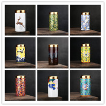 Dehua court style Chinese style enamel color mini ceramic small tea pot Stainless steel large kiln becomes Tieguanyin custom