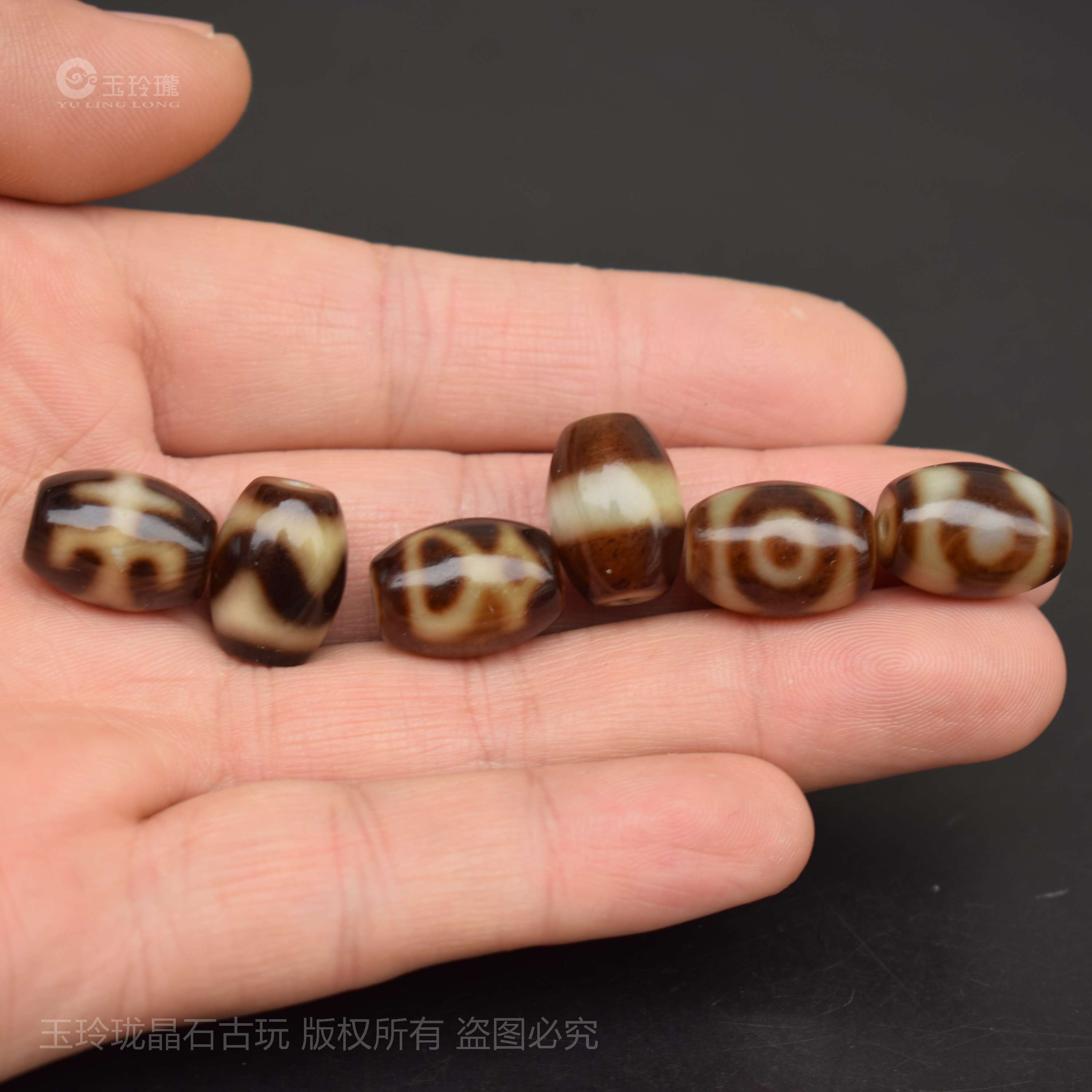 虎牙三眼财神贵人天珠，真的能带来好运？🌟揭秘天珠的魅力-手饰
