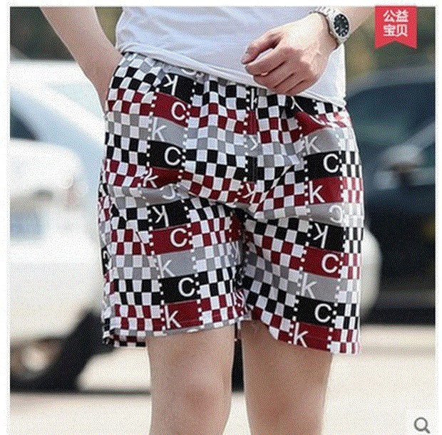 Quần đi biển mùa hè nam giản dị phần hoa ngắn quần short nam nhanh chóng bơi thân quần đi biển kỳ nghỉ thời trang quần lớn ngã ba bộ quần áo thể thao nam