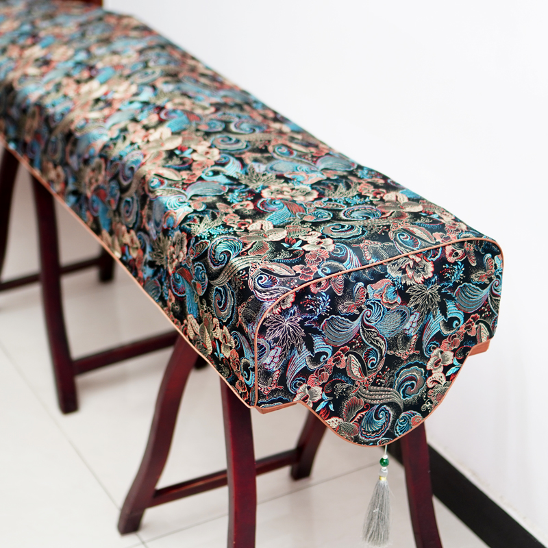 China wind guzheng cover dust cover anti-through ash guzheng cover cloth New Chinese standard 163 customizable size section-Taobao