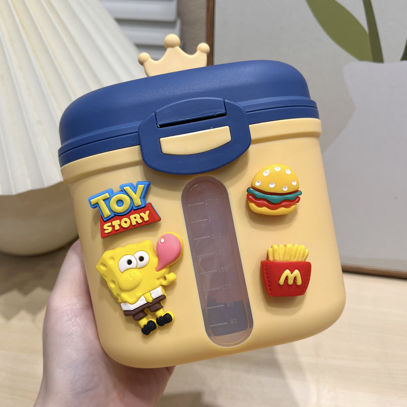 Baby Milk Powder Kit Portable Out Large Capacity Baby Milk Powder Tank Seals Moistureproof children Zero-food Rice Flour storage tanks-Taobao