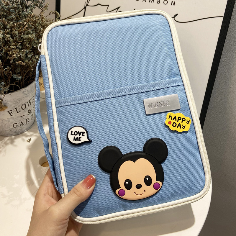 Bao Mom Case Book Storage Bag Pregnant Woman Maternity Examination Pregnancy Test Vaccine Baby Birth Certificate Storage Bag Large Capacity Multi-layer