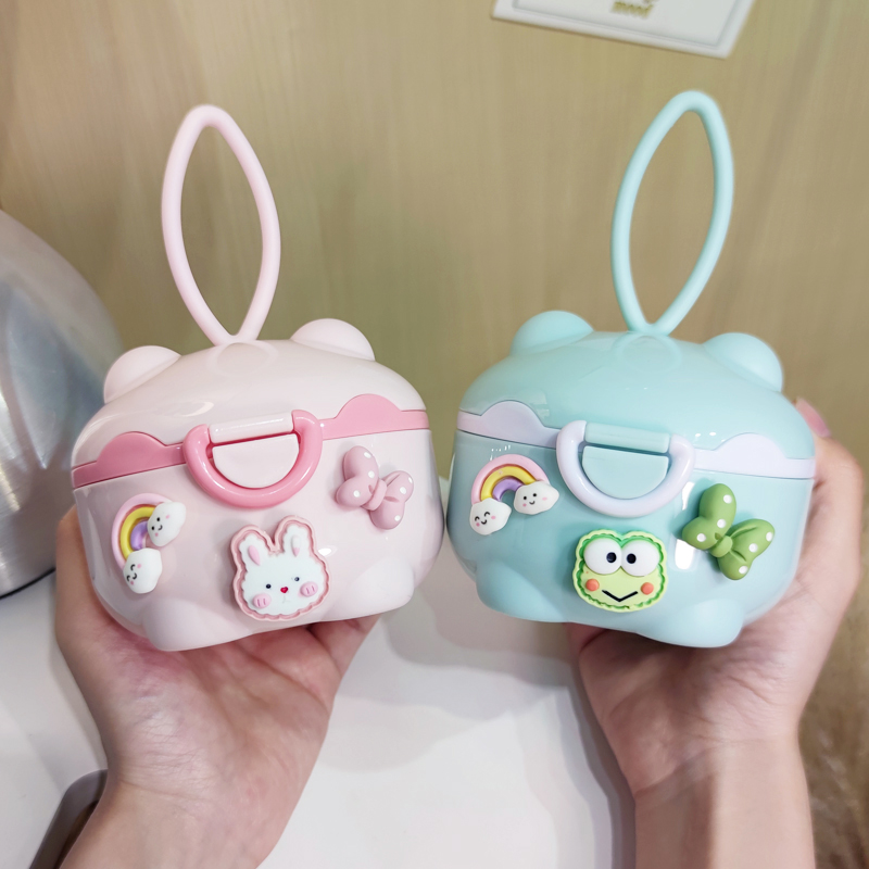New Cute Baby Milk Powder Box Home Out of Hand General Seal Baby Meng Meng Stored Irrigation and Large Number