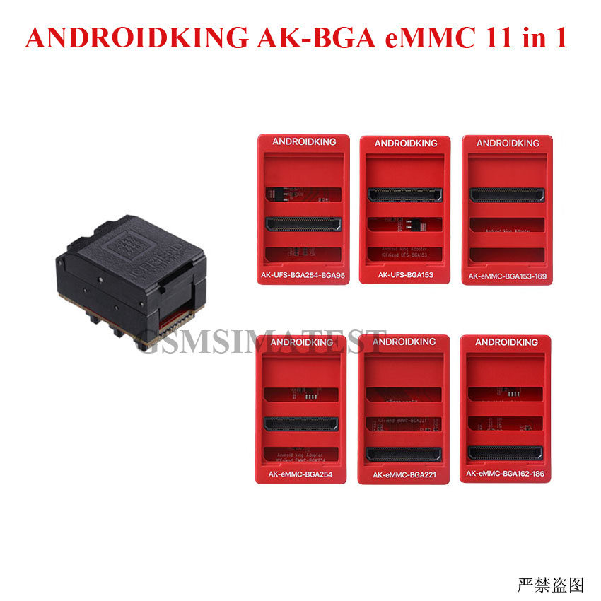 King of Android 11 IN 1 UFS 153 UFS 254 EMMC AK1234 Convert Seat