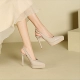 Nude Color (патентная кожаная сандалии 1088c)