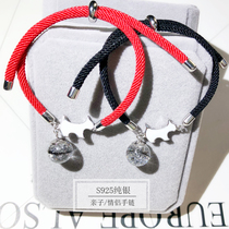 Dog Year baby baby souvenir Parent-child breast milk bracelet Couple fetal hair chain pendant handmade diy