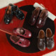 Big Ear Elephant Girls Hollow Lace Leather Shoes 2026 Spring New Baoer Anti-Slip Rubber Temperament Casual Shoes