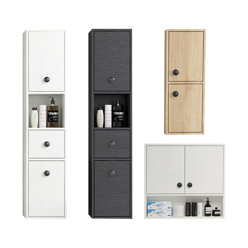Bathroom cabinet side cabinet narrow bathroom toilet cabinet locker toilet side cabinet waterproof mirror side small vertical cabinet storage cabinet