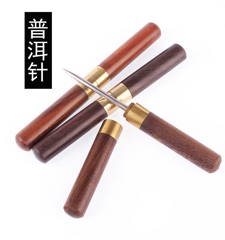 Black Honolu wood tea needle tea brick chicken fin pin tea knife black tea knife tea pin tea pin tea pin parts