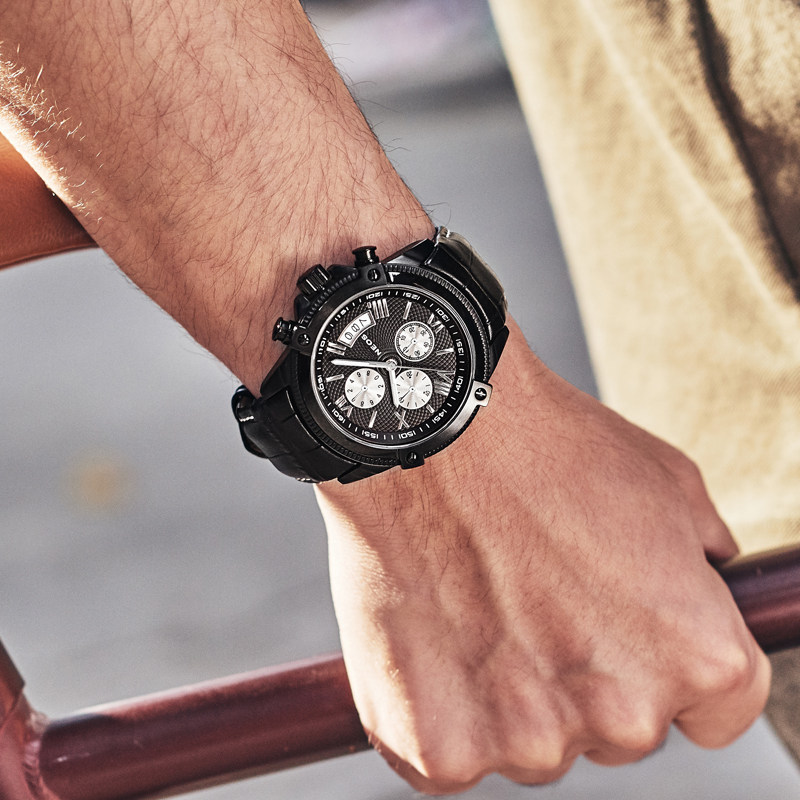 Leo - hour 2022 new men's watch fashion waterproof student new French niche sports male wave tide