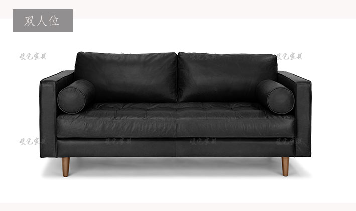 Sau khi Bắc Âu tối giản sofa da hiện đại nhỏ sofa căn hộ kép văn phòng ba phòng mẫu nhỏ gọn được thiết kế riêng - Ghế sô pha mẫu ghế sofa đẹp