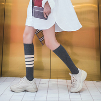 Beauty photo I go to sports calf socks women Middle tube cotton socks tide ins Wind Japanese stockings autumn and winter high socks