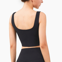 Sports underwear womens shockproof running gathering yoga vest SS technology sports fabric big chest can wear fitness bra