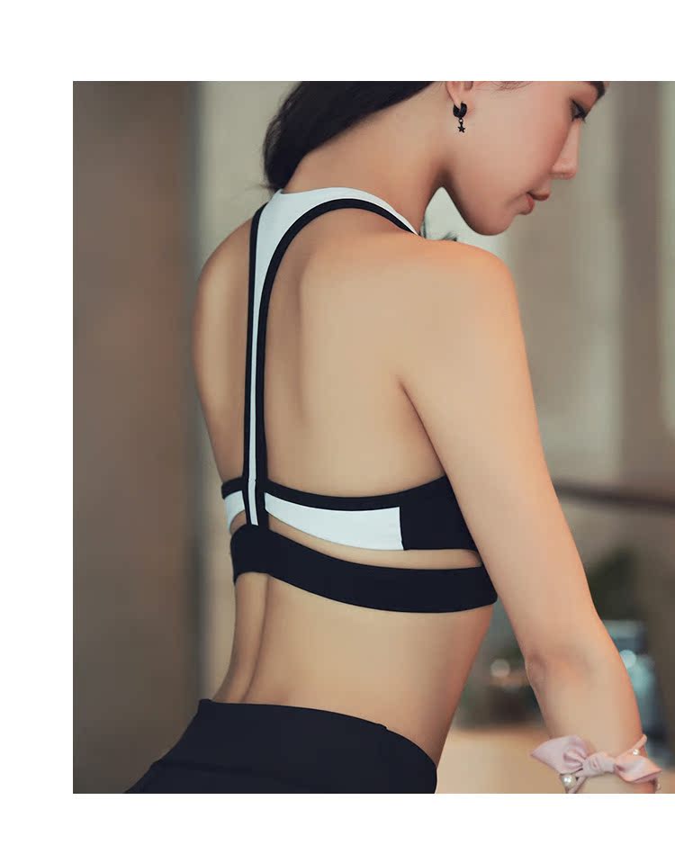 Phụ nữ xinh đẹp đưa tôi đi tập thể dục T-series gợi cảm lưng cao chống sốc đồ lót thể thao khô nhanh áo ngực yoga tập thể dục quần áo tập gym
