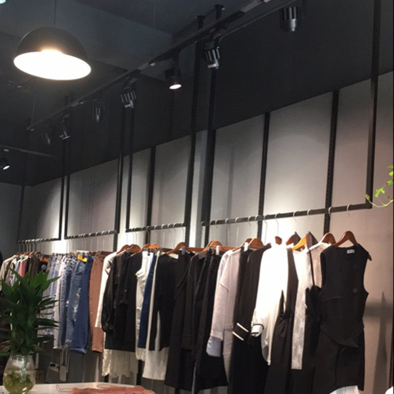 Clothing Store Suspended Ceiling Suspended Hanger Hanger Hanger Upper Wall Clothing Display Rack Boy Clothing Rings Women's Clothing Shelves 18 New Products
