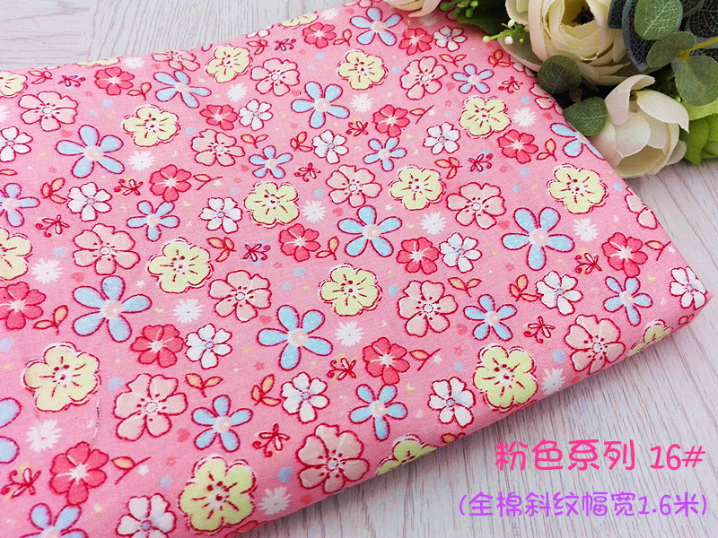 Mục vụ hoa nhỏ bông vải cotton handmade TỰ LÀM nhỏ tươi hoa vải áo sơ mi twill cotton