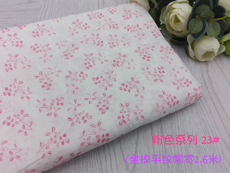 Mục vụ hoa nhỏ bông vải cotton handmade TỰ LÀM nhỏ tươi hoa vải áo sơ mi twill cotton