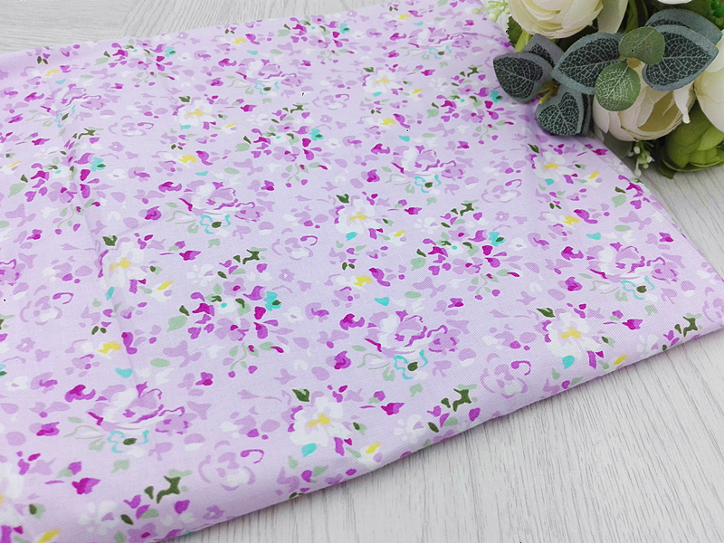 Màu xanh lá cây mục vụ hoa nhỏ vải cotton nhỏ tươi handmade diy rèm áo sơ mi váy vải cotton