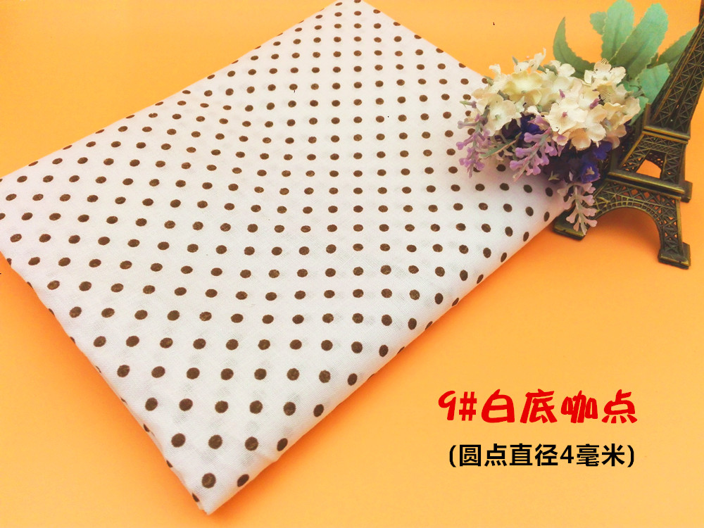 Mục vụ dot dot bông vải điểm ý tưởng phim hoạt hình handmade TỰ LÀM bông vải quần áo váy hoa vải