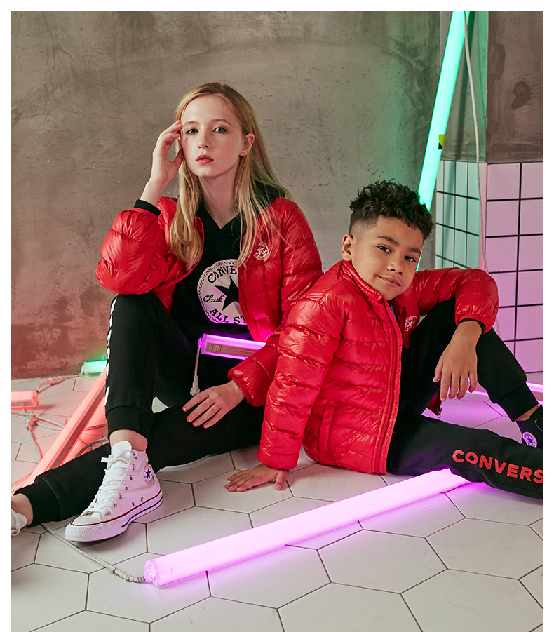 Converse匡威 儿童 梭织轻薄羽绒服 图3