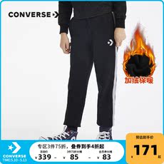 детские штаны converse匡威童装冬季女童中大童运动裤子加绒保暖长裤子女大童