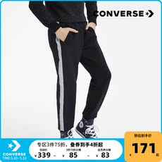 детские штаны converse匡威童装冬季女童中大童运动裤子加绒保暖长裤子女大童