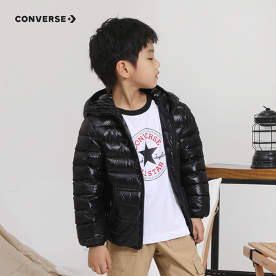 Converse匡威儿童轻便折叠连帽羽绒服