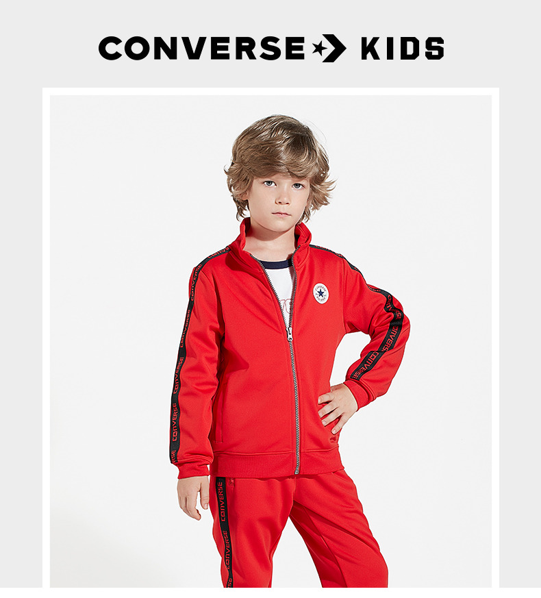Converse匡威 儿童春秋保暖连帽外套 图1