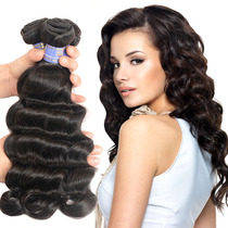 8A Loose Deep Wave Virgin Peruvian Human Hair Weaves real-life wigs