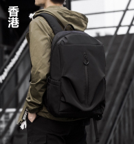 Hong Kong Large Capacity Business Computer Backpack Men's Backpack Fashion Trend Simple Student Schoolbag Leisure Travel