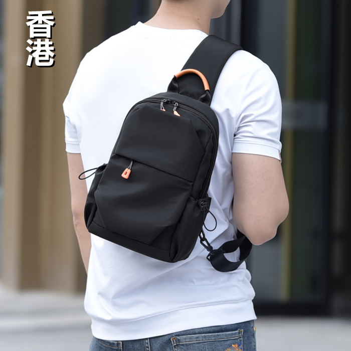 Hong Kong's new satchel men's breast charter capable of single shoulder diagramidal satchel men's buns bag for men's bags