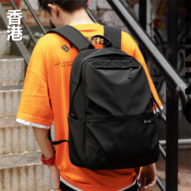 Hong Kong 2020 new fashion backpack men's lightweight large capacity multi-function computer backpack trend travel men's bag