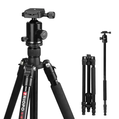 Opel F58 tripod set single-eye camera suitable for Canon 200D 800D Nikon D5300 Sony A7 tripod detachable monopod anti-folding photography portable selfie travel