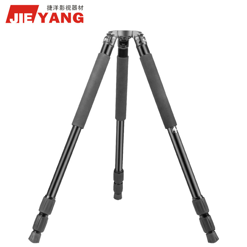 Teyo JY0509T tripod 65mm bowls mouth slide rail track small rocker tripod portable photographic camera monocular metal flat opening bowl mouth tripod aluminum alloy carbon fiber