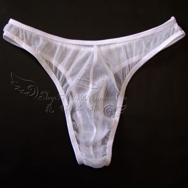 Quần nam Thong T Quần thấp cho nam Eo thon gọn Sexy Full lưới trong suốt Phối đồ thoải mái T-182 quần lót nam cotton