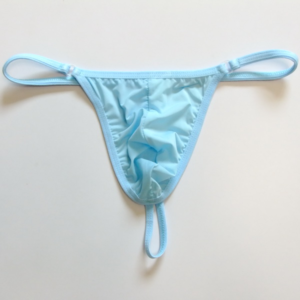 Áo thun nam gợi cảm Áo thun nam thấp eo siêu mỏng Sữa trong suốt Silk Ice Silk Dây đeo mỏng Quần lót lông T-265 quan lot nam eo thap