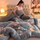 Lamb's Wool Quilt, Milk Velvet Quilt, Thickened Single and Double Student Dormitory Autumn and Winter Warm Bedding Core Cover Quilt