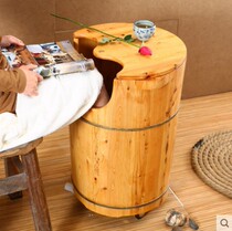 Jiaxi wooden barrel deep bucket with wheel sewer for the elderly ladies (SF Feng)