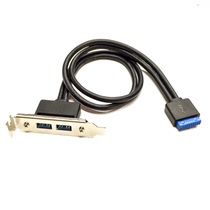 Computer motherboard 19pin turn USB3 0 bezel line case rear extension USB3 0 19pin bezel line