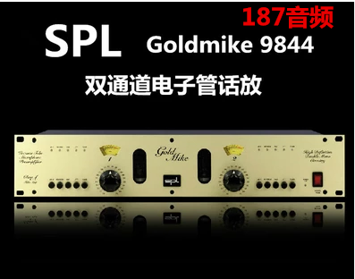 Licensed SPL Goldmike 9844 Dual Channel Tube Microphone Amplifier in Stock