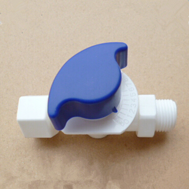 4 Points Inner and Outer Wire Plastic Valve Union Ceramic Core Pom Plastic Switch Water Pipe Water Heater Special Hot Water Valve