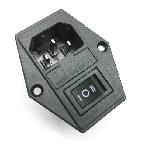 Трехноморская силовая гнезда, шрифт -образный ремень для ремня, индикатор красный выключатель лодки, трех -в одном кондиционировании меди