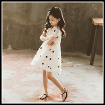 UK Next kiss girl Korean version Summer new wave points dress up dress foreign air trendy net red princess dress