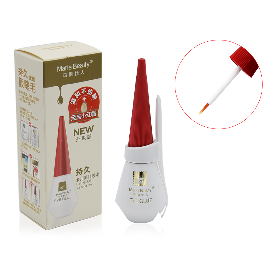 Mary Canon Multipurpose Beauty Glue Double Eyelid Leather Glue False Eyelash Transparent White Glue Eyelash Glue Small Red Lid
