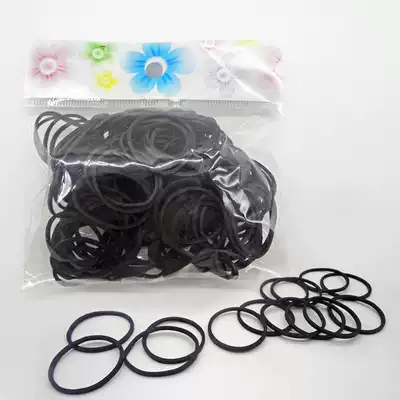 Leather band hair black rubber band photo studio makeup artist pan head shape elastic good