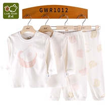 Rabbi Underwear for men and women Baby spring new bifacial cloth clothing Bear Marks Full-Open Suit Suit